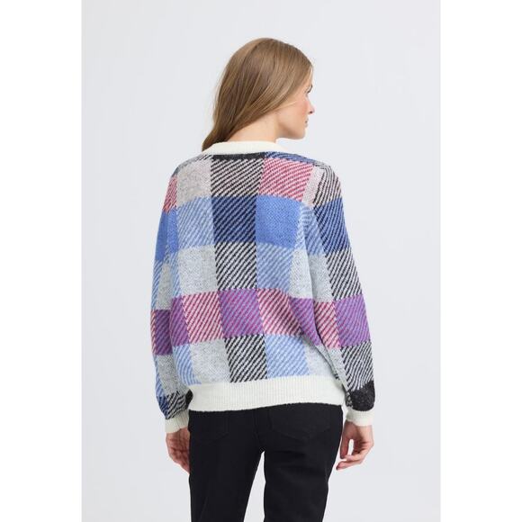 Ichi IHMECKS Pullover Sweater, Size Small Oversized, Color/Multicolor - Picture 2 of 8